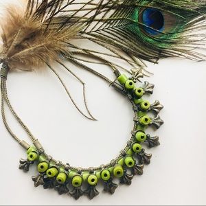 🔥3/$25 Boho Oxidized Silver Metal Choker EUC